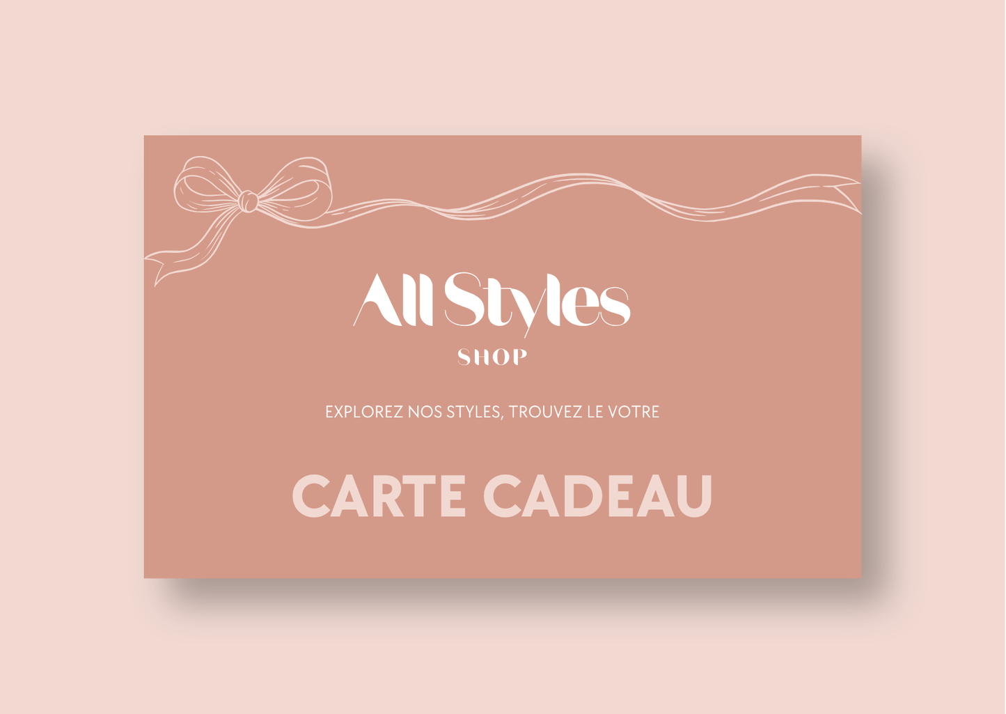 CARTE CADEAU ALL STYLES