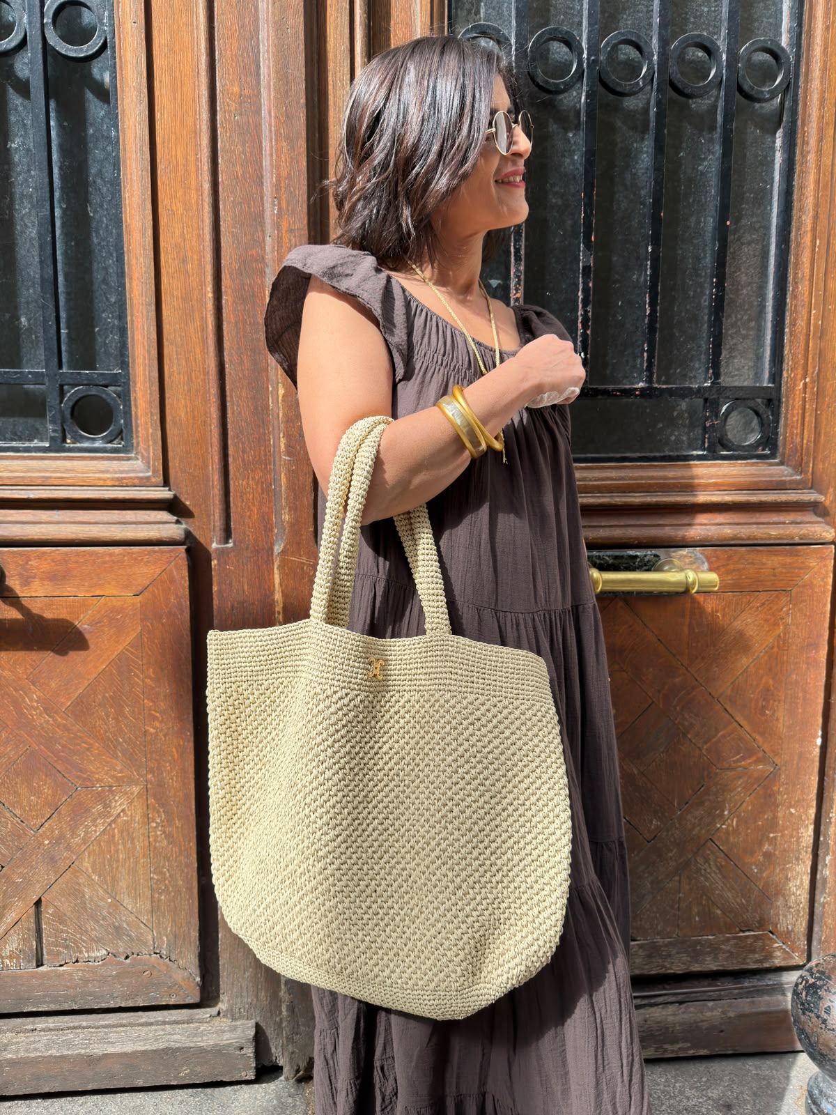 CABAS CAPRI - EFFET CROCHET